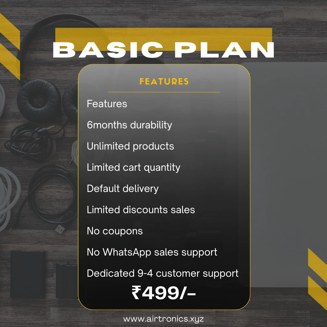 Basic plan 499/-
